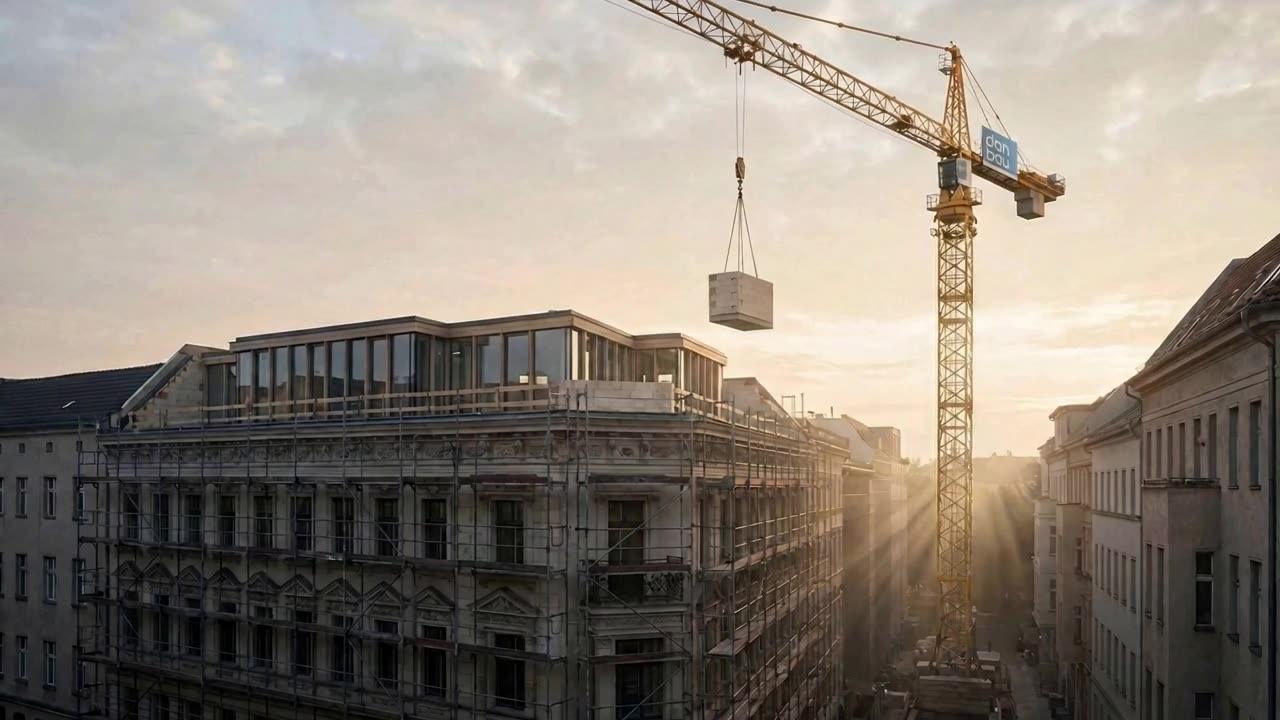 Standbild aus dem DAN-Bau-Baustellenfilm